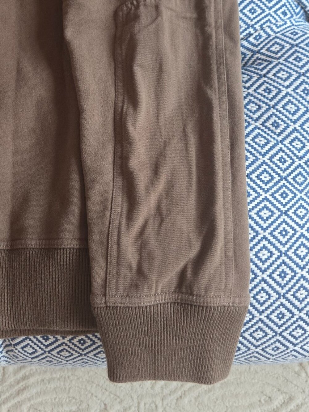 BOSS Hugo Boss Cotton Full Zip Brown Sweater/Sweatshirt XL - Picture 10 of 13